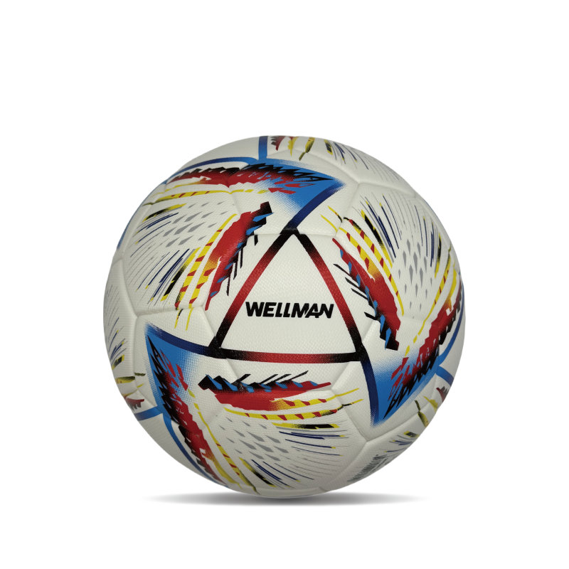 Diamond Pu Leather Professional Soccer Ball Saiz Rasmi 5 Custom Custom Unisex Latihan Tahan Lama Bola Sepak