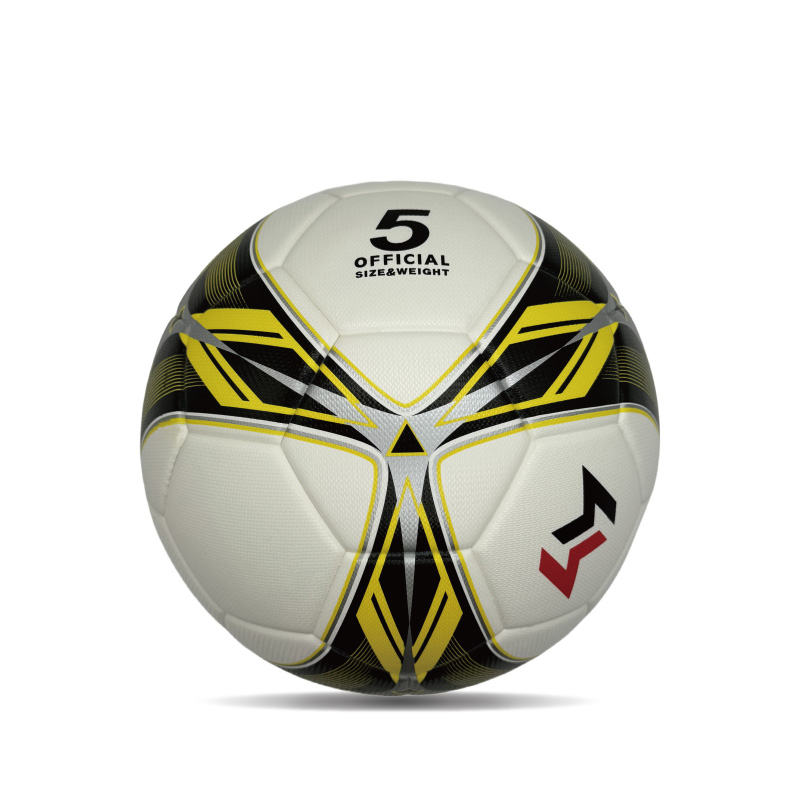 Diamond Pu Leather Professional Soccer Ball Saiz Rasmi 5 Custom Custom Unisex Latihan Tahan Lama Bola Sepak