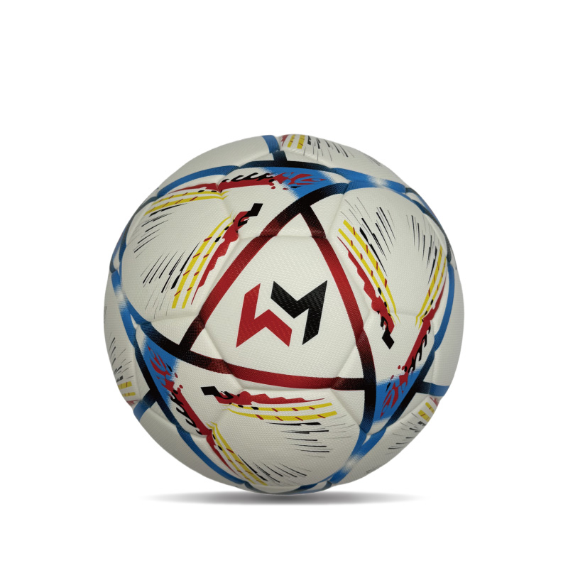 Diamond Pu Leather Professional Soccer Ball Saiz Rasmi 5 Custom Custom Unisex Latihan Tahan Lama Bola Sepak