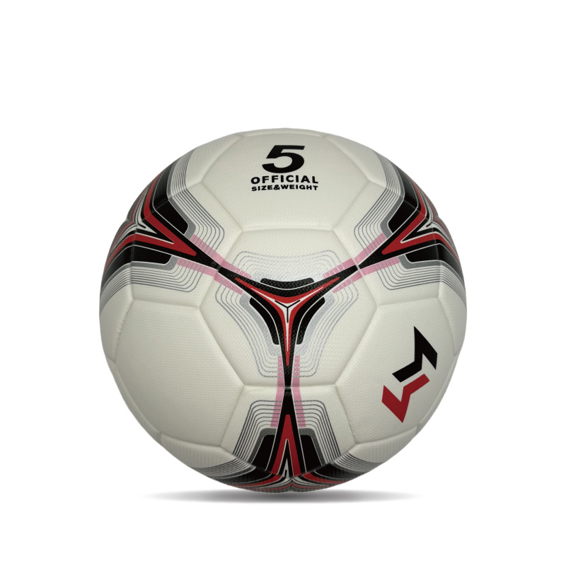 Diamond Pu Leather Professional Soccer Ball Saiz Rasmi 5 Custom Custom Unisex Latihan Tahan Lama Bola Sepak