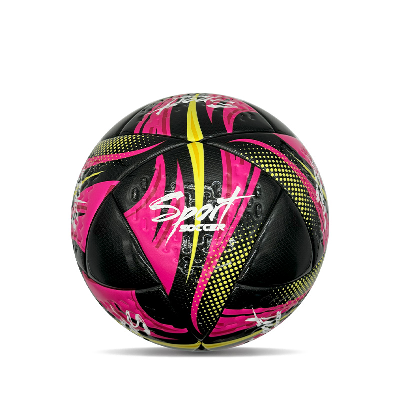 Jenis Khas Khas Berkilat Mirror Pu Custom Peribadi Bola Bola Saiz 5 Bola Sepak Hadiah Pink